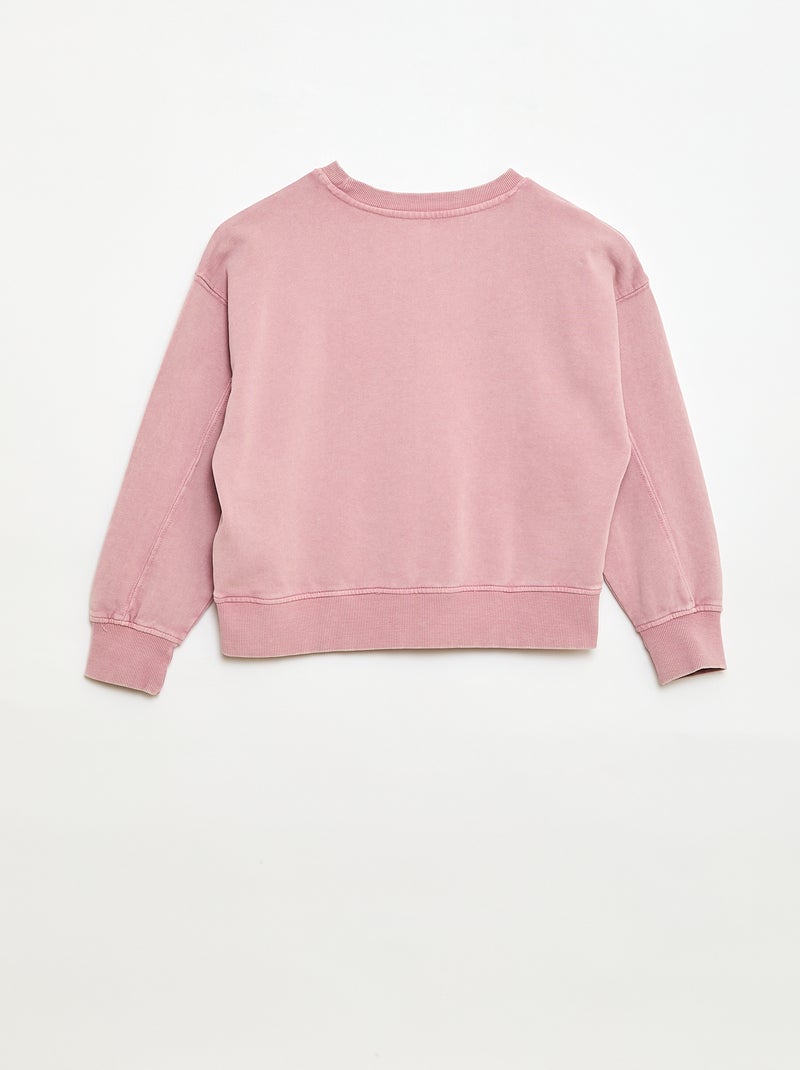 Sweater in campusstijl Rose - Kiabi