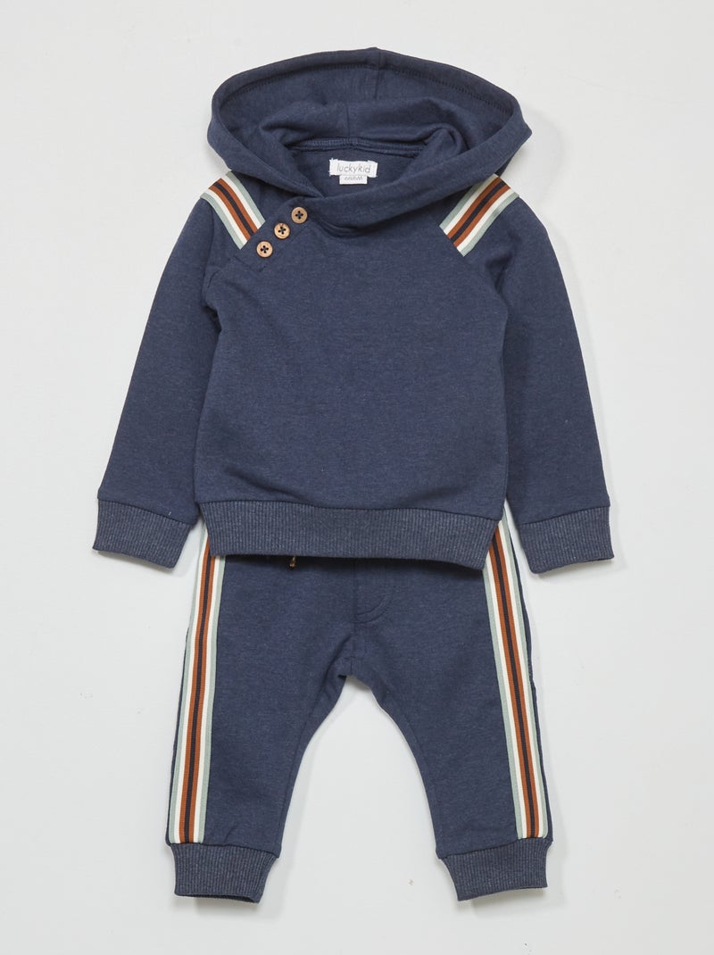 Sweater + joggingbroek - 2-delig BLAUW - Kiabi