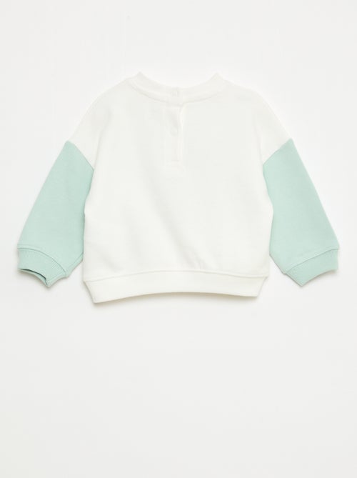 Sweater 'Jurassic World' met contrasterende mouwen - Kiabi