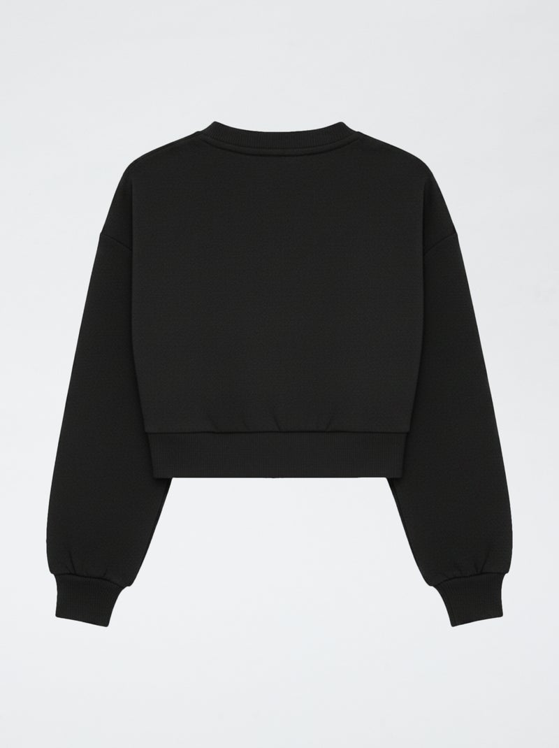 Sweater 'KPop Demon Hunters' met ronde hals Zwart - Kiabi