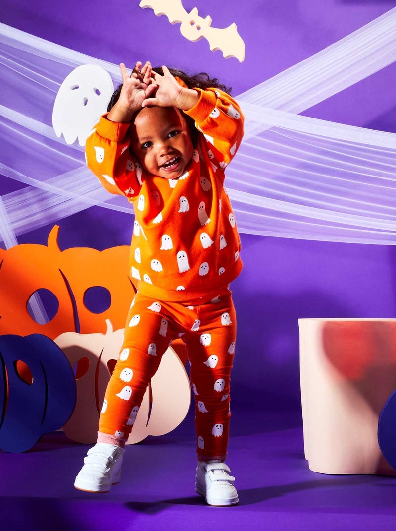 Sweater + legging 'Halloween' - 2-delig WIT - Kiabi