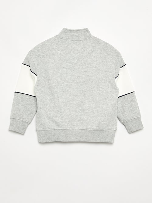 Sweater met brede contrasterende band - Kiabi