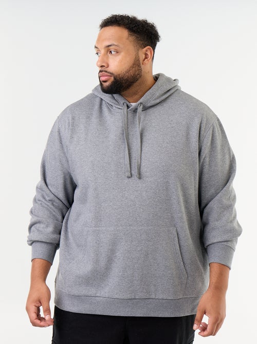 Sweater met capuchon en kangoeroezak - Kiabi
