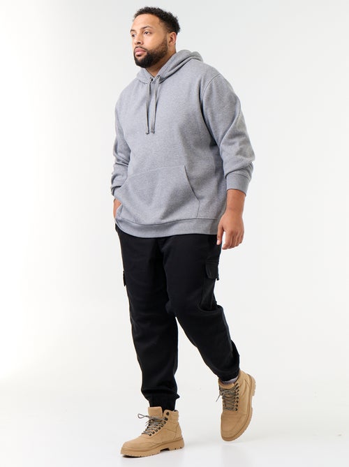 Sweater met capuchon en kangoeroezak - Kiabi