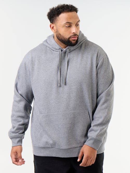 Sweater met capuchon en kangoeroezak - Kiabi