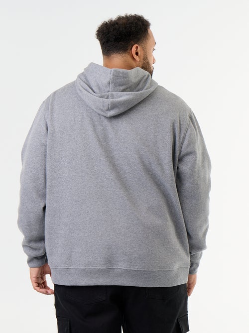 Sweater met capuchon en kangoeroezak - Kiabi