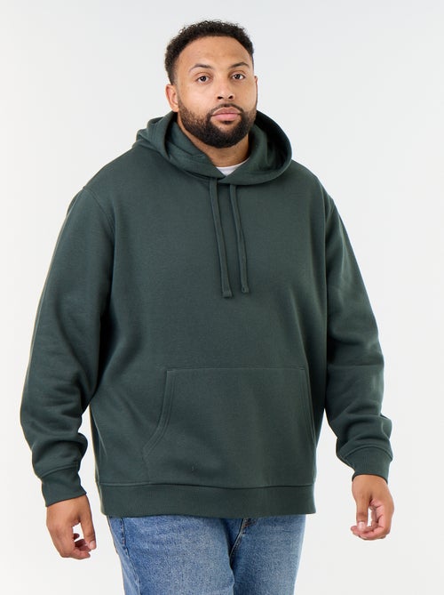 Sweater met capuchon en kangoeroezak - Kiabi