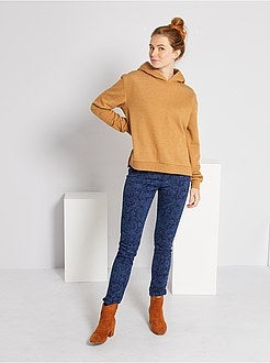 Sweater met capuchon en pailletten - Kiabi