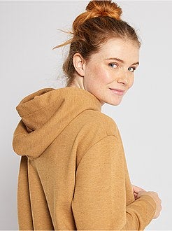 Sweater met capuchon en pailletten - Kiabi