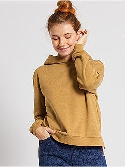 Sweater met capuchon en pailletten - Kiabi