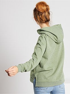 Sweater met capuchon en pailletten - Kiabi