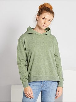 Sweater met capuchon en pailletten - Kiabi