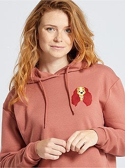 Sweater met capuchon 'Lady en de Vagebond' - Kiabi