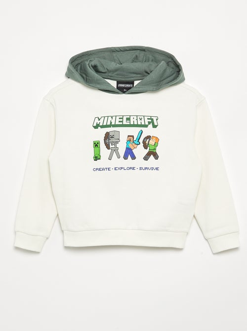 Sweater met capuchon 'Minecraft' - Kiabi Sweater met capuchon 'Minecraft' - Kiabi