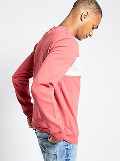 Sweater met color block in reliëf - Kiabi