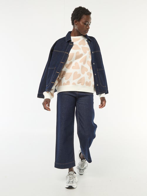 Sweater met fantasie ronde hals - Kiabi Sweater met fantasie ronde hals - Kiabi