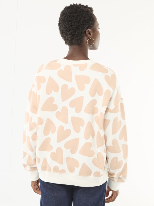 Sweater met fantasie ronde hals - Kiabi Sweater met fantasie ronde hals - Kiabi