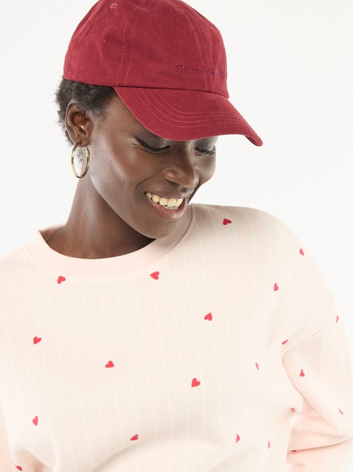 Sweater met fantasie ronde hals - Kiabi Sweater met fantasie ronde hals - Kiabi