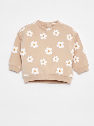 Sweater met fantasieprint