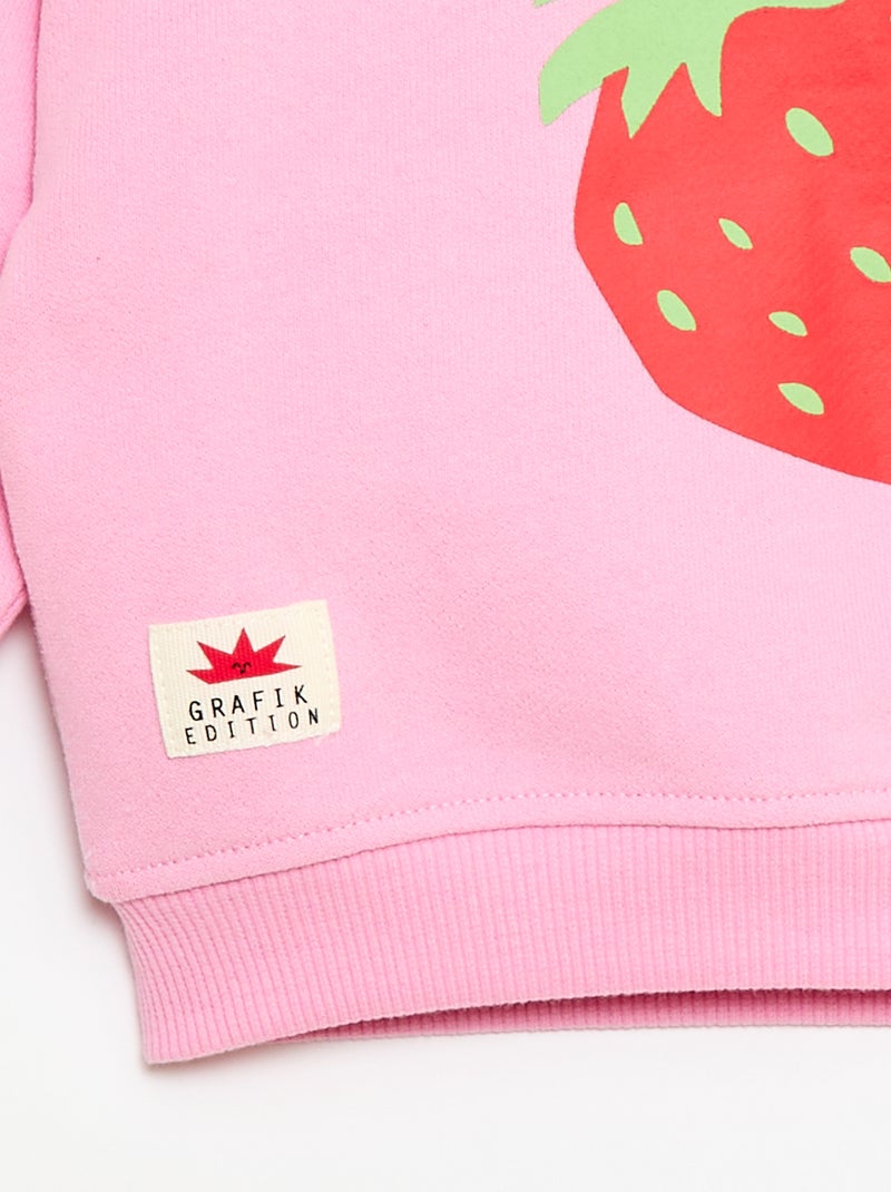 Sweater met fantasieprint Rose - Kiabi