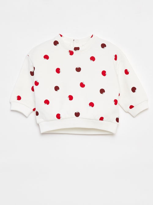 Sweater met fantasieprint - Kiabi