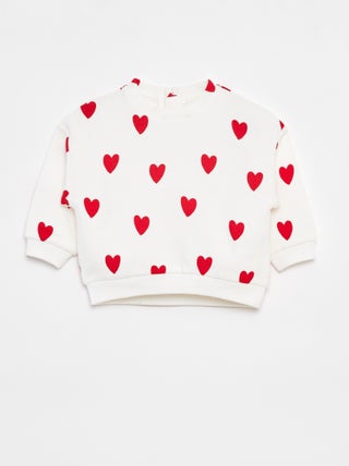 Sweater met fantasieprint