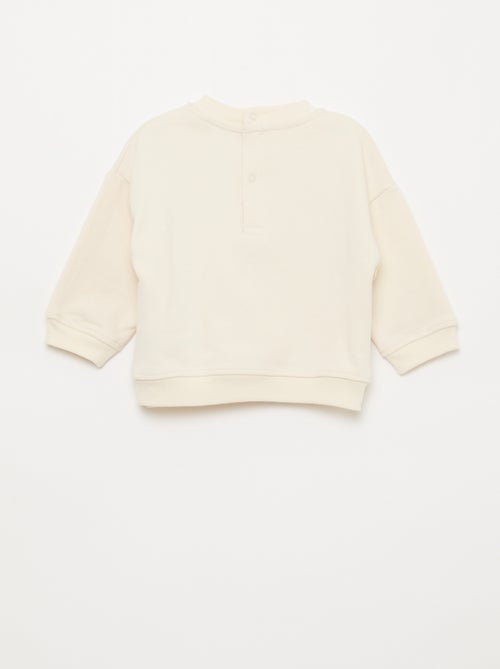 Sweater met fantasieprint - Kiabi