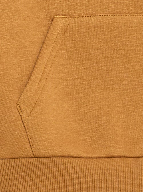 Sweater met kangoeroezak en kap - Kiabi