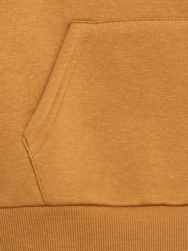 Sweater met kangoeroezak en kap Blauw - Kiabi