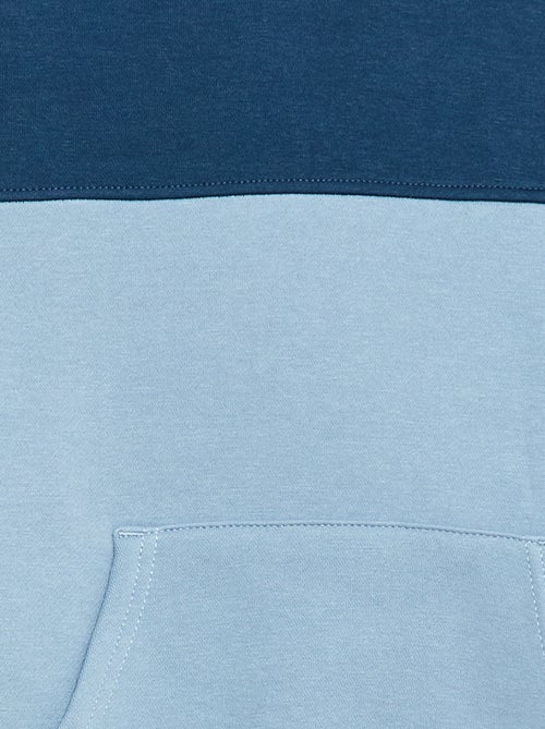 Sweater met kangoeroezak en kap - Kiabi