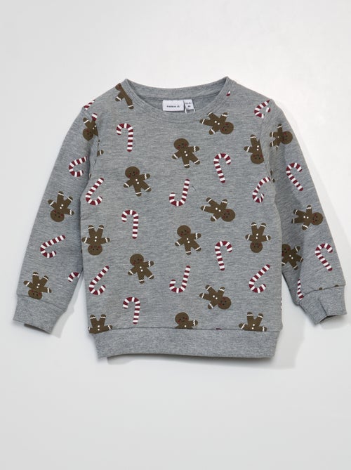 Sweater met kerstprint - Kiabi