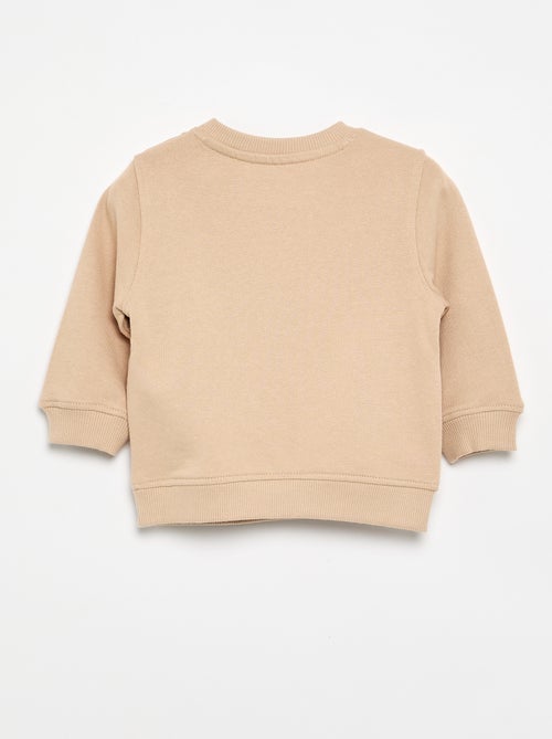 Sweater met lange mouw en print - Kiabi