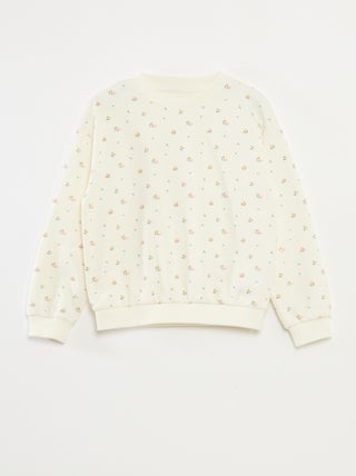 Sweater met lange mouw en print