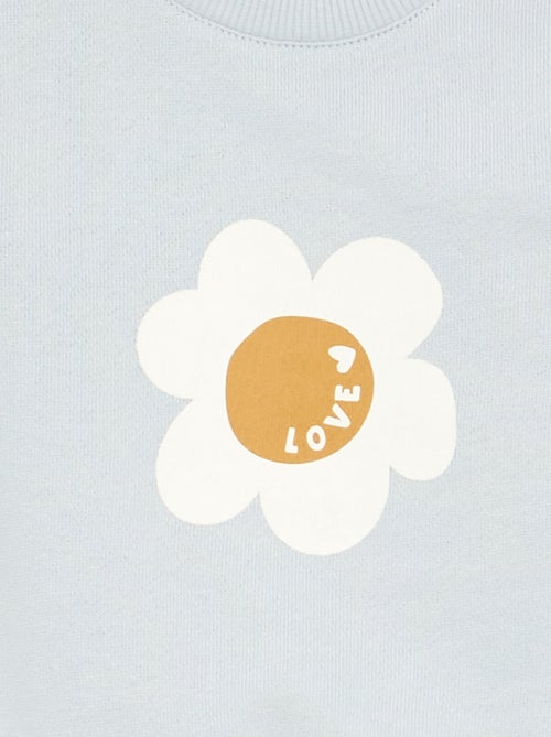 Sweater met lange mouw en print - Kiabi
