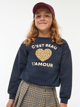 Sweater met lange mouw en print