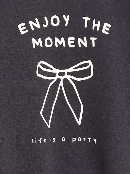 Sweater met lange mouw en print - Kiabi