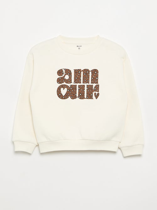 Sweater met lange mouw en print - Kiabi Sweater met lange mouw en print - Kiabi