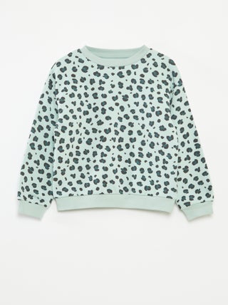 Sweater met lange mouw en print