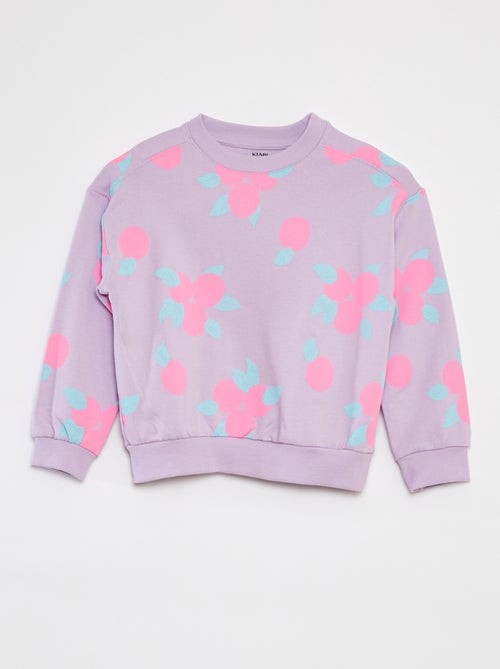 Sweater met lange mouw en print - Kiabi