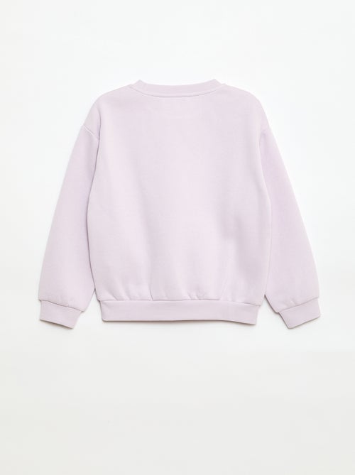 Sweater met lange mouw en print - Kiabi