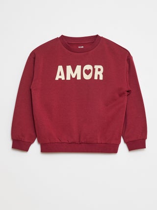 Sweater met lange mouw en print