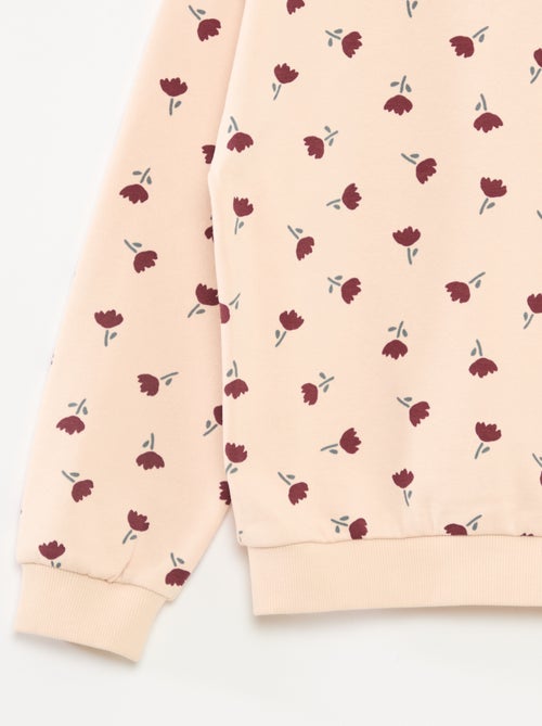 Sweater met lange mouw en print - Kiabi