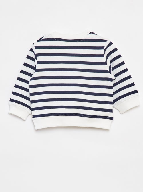 Sweater met lange mouw en print - Kiabi