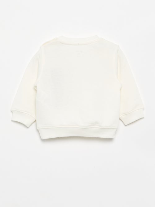 Sweater met lange mouw en print - Kiabi