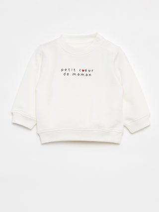 Sweater met lange mouw en print