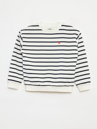 Sweater met lange mouw en print