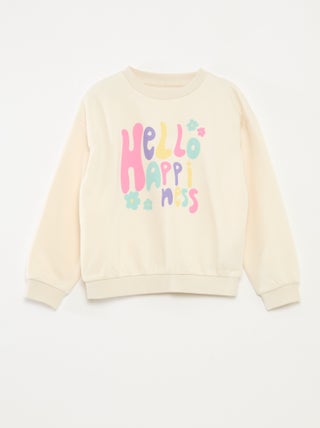 Sweater met lange mouw en print