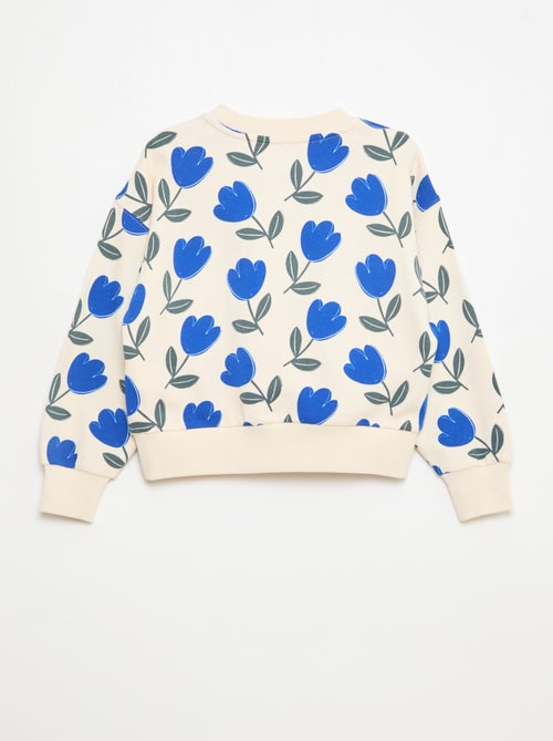 Sweater met motief en ronde hals - Kiabi