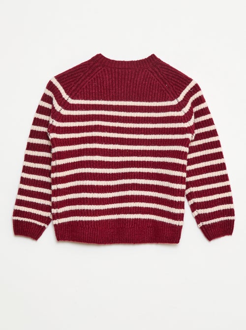 Sweater met opstaande kraag en dubbele ritssluiting - So Easy - Kiabi