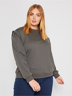 Sweater met originele mouwkoppen - Kiabi